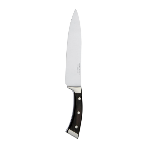 BUGATTI | Ergo Pakka Roast Knife, Kitchen Knife in Stainless Steel and Wood, Precise and Efficient Slicing, 200mm