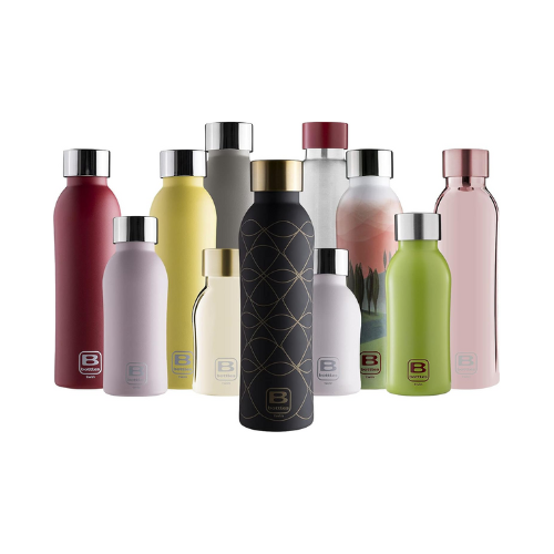 Bugatti B Bottle Twin Insulated and Reusable 18/10 stainless steel Bottle for Hot and Cold Water - Simple Chic 500ml