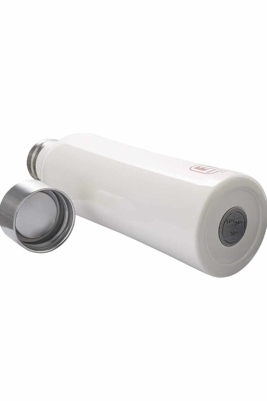Bugatti Bottle Twin Water Bottle Bright White Color 800ML and Stainless Water Bottles