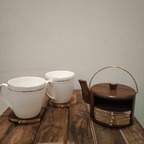 Wooden Coaster (Kettle Shaped)