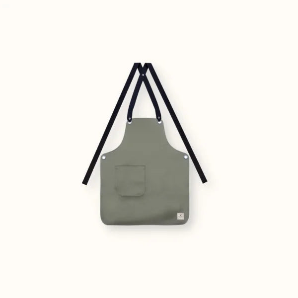 Gardener’s (vegan Smooth Look) Apron – Moss Green (Made in Portugal)