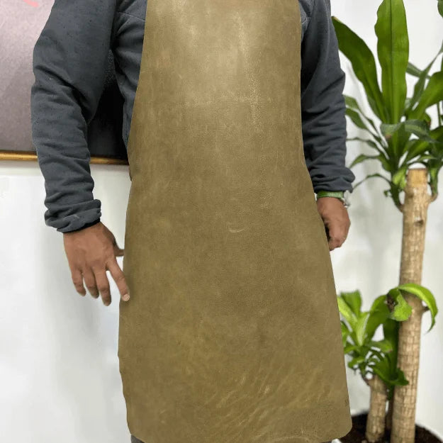 Leather Apron – Soft (made in Portugal) Olive
