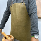 Leather Apron – Soft (made in Portugal) Olive