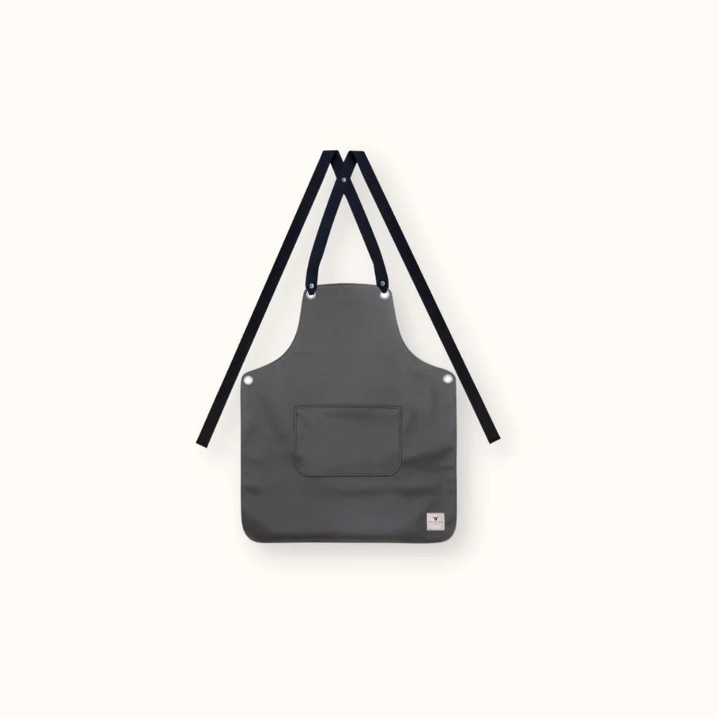Vegan (Grained Leather Look) Apron – Black Barley (Portugal)