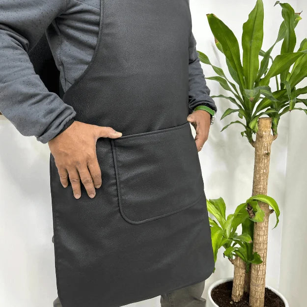 Gardener’s (Vegan smooth look) Apron – Charcoal Black (Portugal)