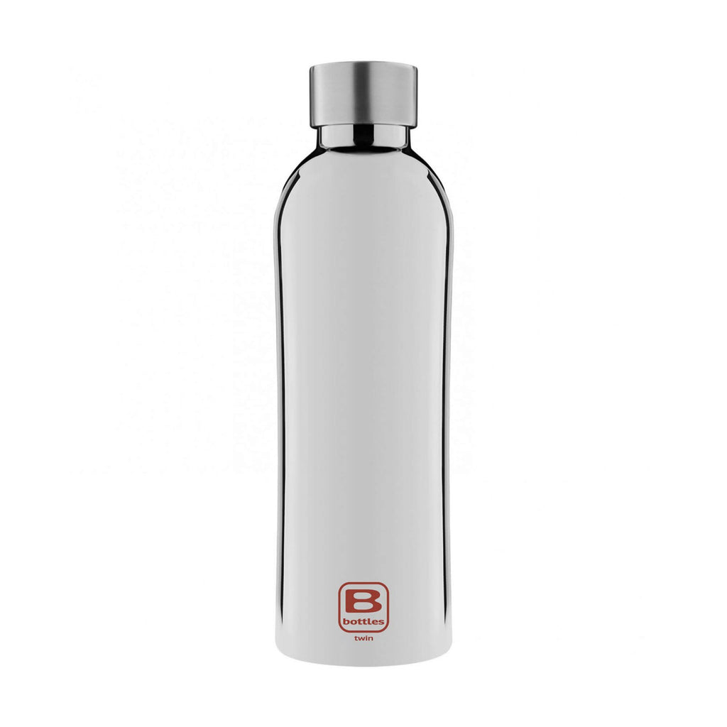 Bugatti Bottle Twin Water Bottle Lux Silver Color 800ML and Stainless Water Bottles