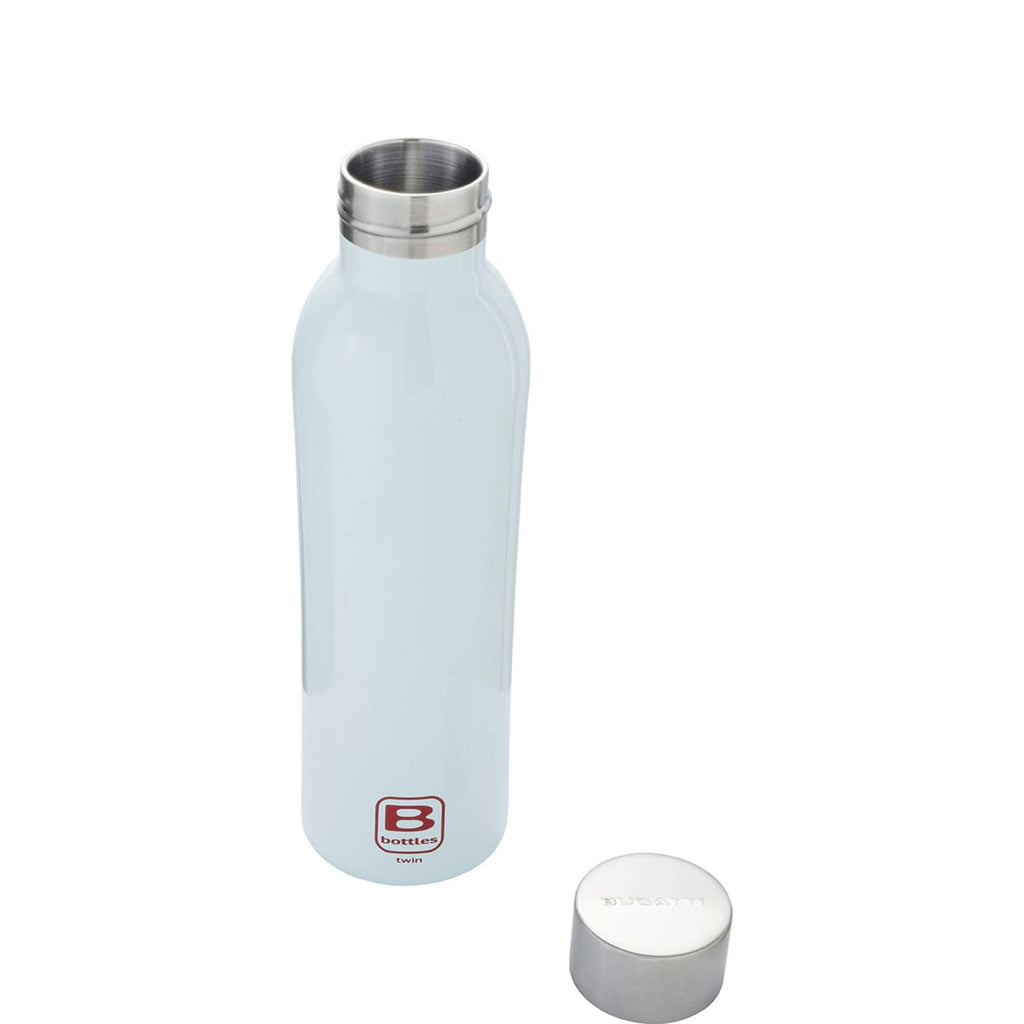 Bugatti Bottle Twin Water Bottle Light Blue Color 800ML and Stainless Water Bottles