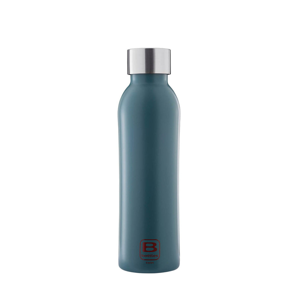 Bugatti Bottle Twin Water Bottle Teal Blue Color 500ML and Stainless Water Bottles