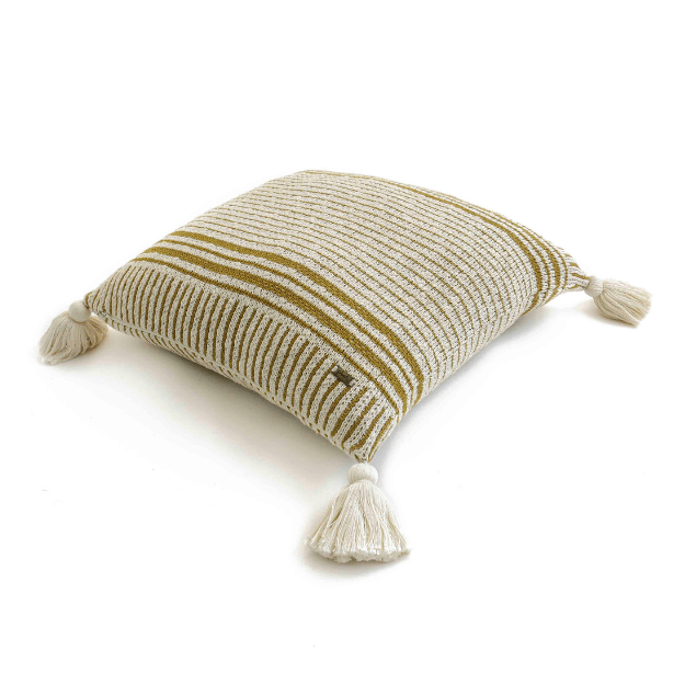 Cusion Cover- Stripe square 45cm x 45cm (4) Cusion Cover Stripe square 45 cm x 45 cm - Best Home Decor in Dubai