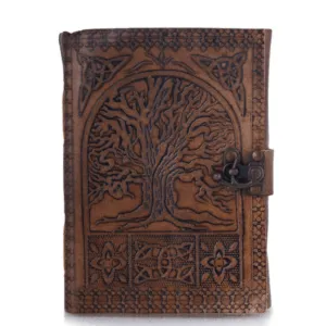Tree Of Life Leather Journal - Best Home Decor in Dubai, UAE