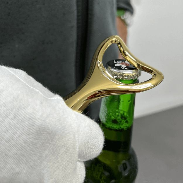 Casa Bugatti Lino Bottle Opener - Gold 4 Casa Bugatti Lino Bottle Opener - Gold